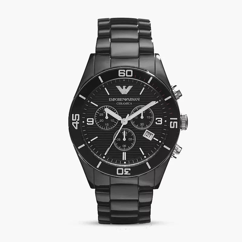 Emporio Armani Chronograph Black Dial Men's Watch | AR1421